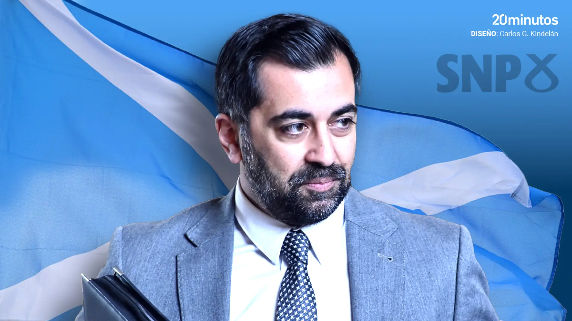 Humza Yousaf, the first Muslim to be chief minister of Scotland and who now resigns after angering his 'green' partners