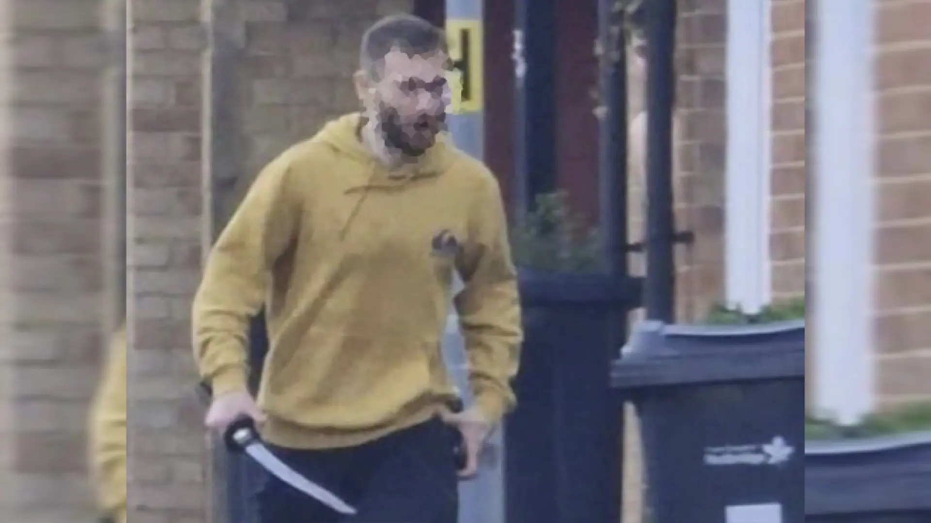 The shocking videos of the sword attack carried out by a man in the London Underground