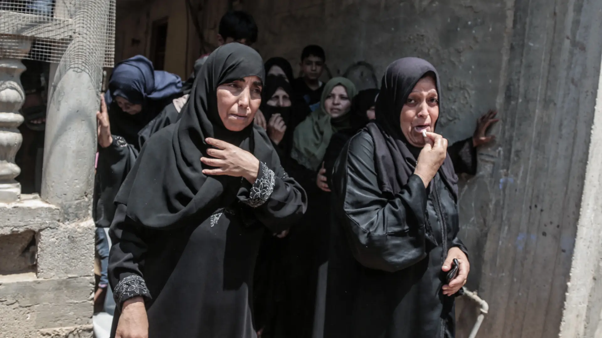 A baby is rescued from the womb of his dead mother after an Israeli bombing in the Gaza Strip