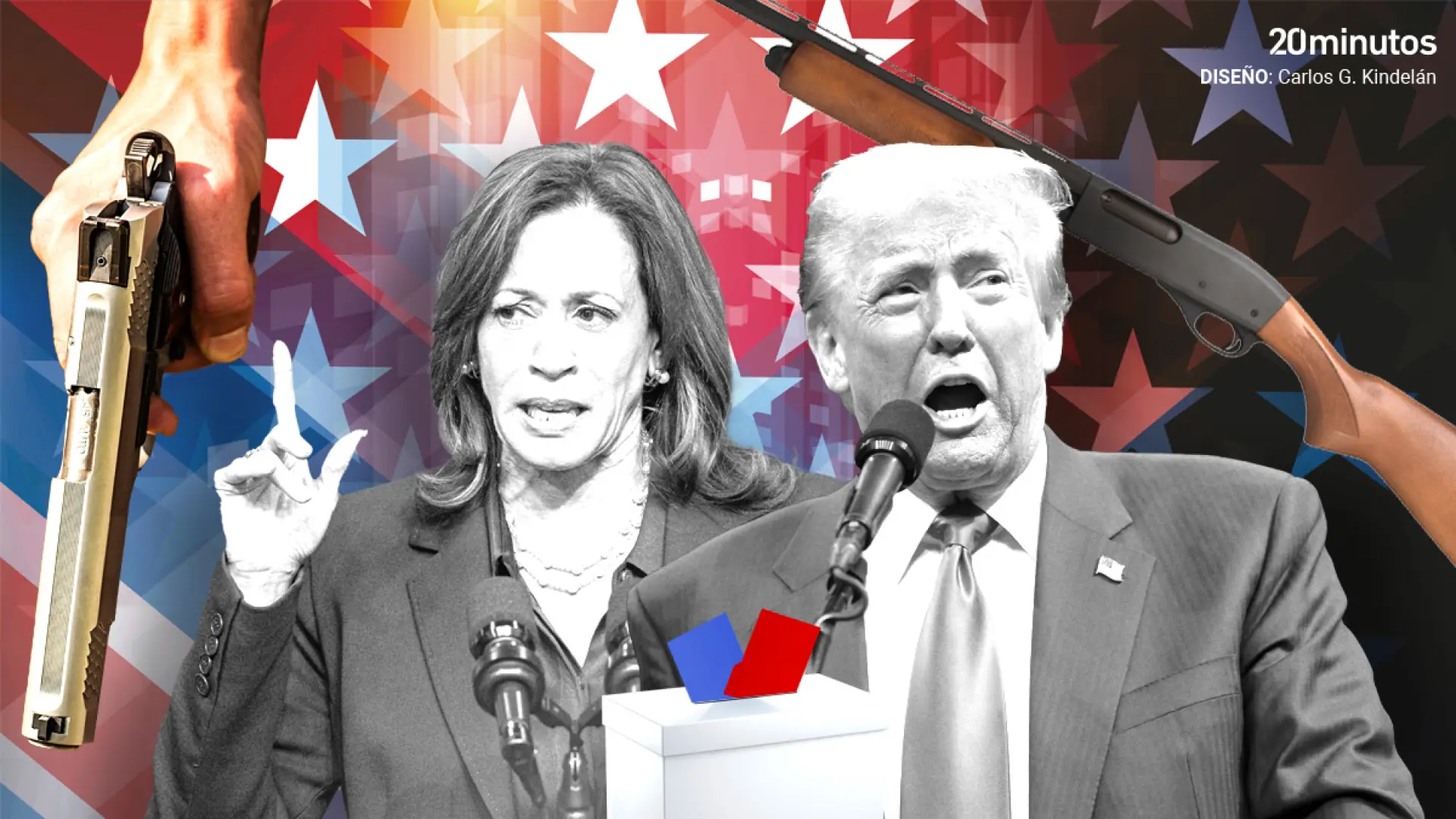 Kamala Harris vs Donald Trump: what the two candidates for the White House propose regarding the sale and possession of weapons