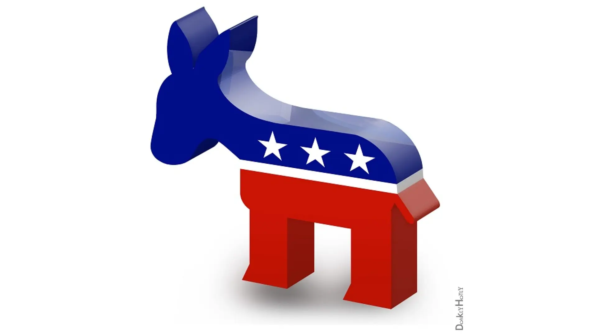 What does the donkey symbol of the United States Democratic Party mean?